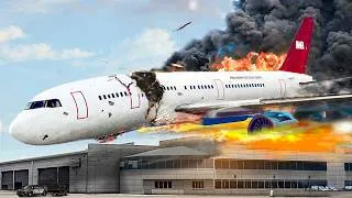 Thumbnail: PILOT Lost Control - EMERGENCY LANDING at the AIRPORT | Besiege plane crash