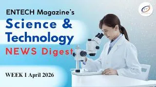 Thumbnail: ENTECH Magazine News Digest Week I April 2026 #FutureTech #ArtificialIntelligence #MedicalInnovation