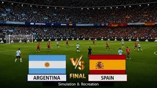 Thumbnail: Argentina vs Spain Final | FIFA World Cup 2026 | PES 2021 Video Game Simulation