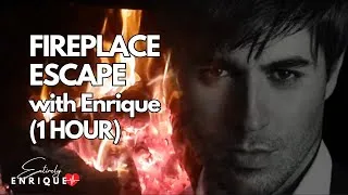 Thumbnail: 🎧 Fireplace Escape with Enrique Iglesias | 1 Hour of Soothing Music for Sleep, Study, and Relaxation