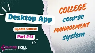 Thumbnail: College Course Management System in Java Swing + MySQL | Update Course Page | Entire Skill