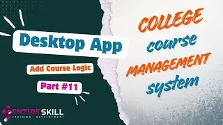 Thumbnail: College Course Management System in Java Swing + MySQL | Add Course Page Logic | Entire Skill