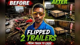 Thumbnail: I Bought 2 Junk Trailers… Then Flipped Them for BIG Profit