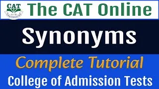 Thumbnail: English Topic : Synonyms for test preparation