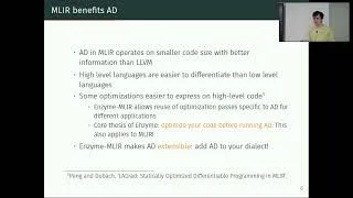 Thumbnail: [EnzymeCon2023] Hackable Autodiff Extending Enzyme to MLIR for Reverse Mode Gradients