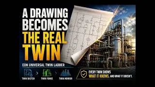 Thumbnail: From P&ID Drawing to a Real Digital Twin in Minutes | EON Universal Twin Ladder