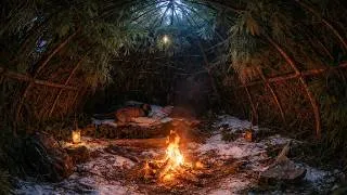 Thumbnail: Building a Warm Shelter — 3 Days of Survival at -18°C