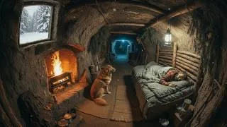 Thumbnail: Building a Secret Underground Home: Fighting Rain & Snow