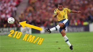 Thumbnail: UNFORGETTABLE Top 10 Most Powerful Football Goals Ever (with Ball Speed)