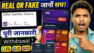 Thumbnail: Gifto Games Real Or Fake | Gifto Games | Withdrawal | Gifto Games App Review 