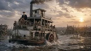 Thumbnail: Buster Keaton | Hurricane Chaos & Father-Son Reunion Disaster Comedy | Steamboat Bill, Jr.