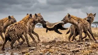Thumbnail: Hyena Pack Turns the Tables on a Fearless Honey Badger 