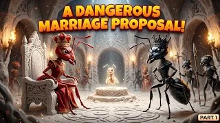 Thumbnail: Black Ant Prince Wants to Marry Red Ant Princess | Ant Kingdom Story Part 1 | 3D Cartoon Animation