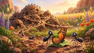 Thumbnail: The Brave Ants & The Kind Butterfly | A Magical Adventure Story | Epic Clash 3D