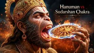 Thumbnail: Hanuman vs Sudarshan Chakra: The Day He Broke 3 Divine Egos | Krishna Leela