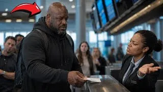 Thumbnail: A Rude Airport Employee Humiliated Shaquille O'Neal in the Terminal, She Didn't Realize Who He Was