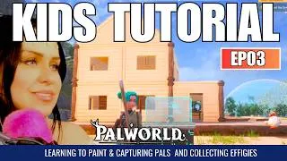 Thumbnail: Palworld Tutorial for Kids  (Level 6-7 Making our House Bigger and How to Paint it) EP03