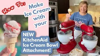 Thumbnail: How to Make Ice Cream with your NEW KitchenAid Ice Cream Bowl Attachment
