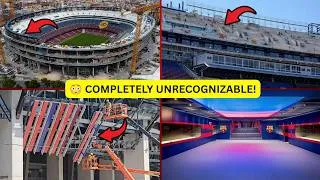 Thumbnail: 🚨 Camp Nou Looks UNRECOGNIZABLE! Biggest Construction Update of 2026