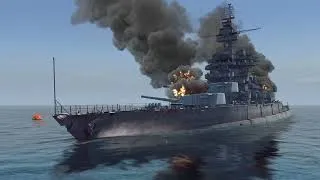 Thumbnail: IJN Yamashiro Vs USS Colorado ~ Sea Power: WW2 Ships Mod