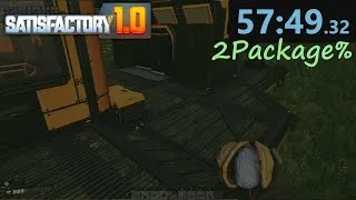 Thumbnail: [WR] Satisfactory 2Package% speedrun in 57:49!