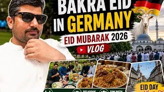 Thumbnail: Bakra Eid in Germany 2026 🇩🇪 | Eid ul Adha Celebration Vlog