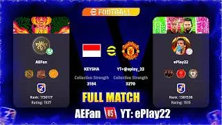 Thumbnail: FULL MATCH | AEFan Vs ePlay22 | eFootball™ 2026 !!⚽️🔥