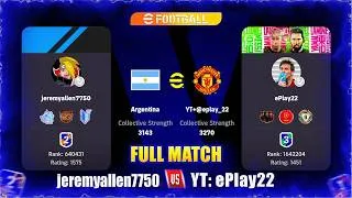 Thumbnail: FULL MATCH | jeremyallen7750 Vs ePlay22 | eFootball™ 2026 !!🎮🔥