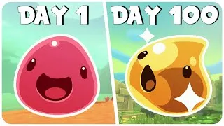 Thumbnail: I Played 100 Days of Slime Rancher!
