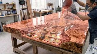 Thumbnail: The Secret Inside the Treasure Hiding Epoxy Table- Dozens of Mini Liquor Bottles and Cash Frozen