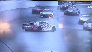 Thumbnail: Carson Hocevar self spins during pace laps NASCAR New Hampshire 2026