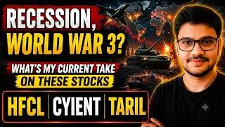 Thumbnail: Today's Market Update | Recession, World War 3 & My Take on HFCL, CYIENT DLM & TARIL
