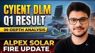Thumbnail: CYIENT DLM Q1 Results Explained | Alpex Solar Fire Update | My Detailed Analysis