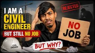 Thumbnail: 90% Civil Engineers Are Jobless l let's solve this 🤫