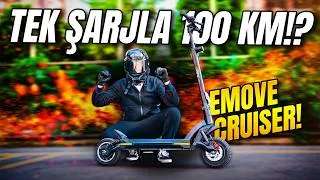 Thumbnail: 100 Kilometre Menzilli ELEKTRİKLİ SCOOTER! | Emove Cruiser | 1600W Scooter Yokuş Çıkar Mı?