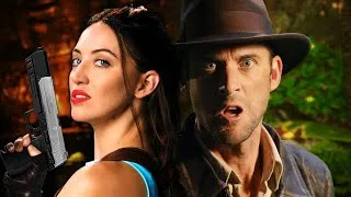 Thumbnail: Lara Croft vs Indiana Jones. Epic Rap Battles Of History.