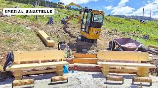 Thumbnail: SPEZIAL Baustelle im Steilen Gelände in den Bergen Tirols