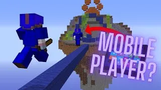 Thumbnail: Playing Bedwars on BEDROCK Servers...
