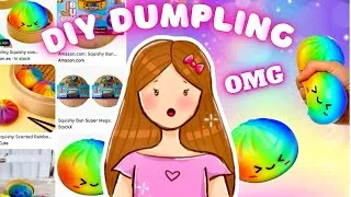 Thumbnail: Making the VIRAL Rainbow Dumpling Squishy at Home! Easy DIY & Satisfying Results 🌈✨