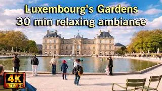 Thumbnail: PARIS RELAXING AMBIANCE VIDEO - you sit in the LUXEMBOURG GARDENS