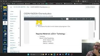 Thumbnail: CIS 296 - Java Programming - Fall 2026 - Course Intro