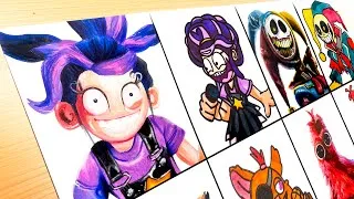 Thumbnail: Drawing FNF VS ORIGINAL Lily Lovebraid, Prototype - Poppy Playtime Chapter 5