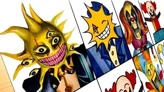 Thumbnail: Drawing CARTOON VS ORIGINAL Monsters : Wonderland Roblox