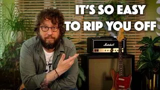 Thumbnail: Watch Out! How AI Guitar Scams are Now Targeting Guitarists Like Us