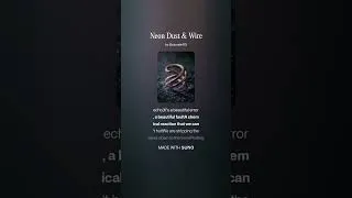 Thumbnail: Neon Dust & Wire