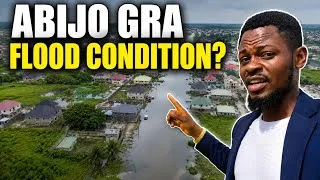 Thumbnail: Inside Abijo GRA Flood Condition: Drone Footage Reveals BLOCKED CANAL