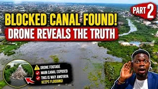 Thumbnail: Lagos Flood: Drone Footage Reveals What Is Blocking Awoyaya's Main Canal