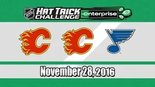 Thumbnail: The Flames Win! NHL Hat Trick Challenge - November 28, 2016