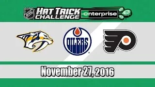 Thumbnail: The Oilers Win! NHL Hat Trick Challenge - November 27, 2016