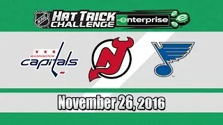 Thumbnail: The Capitals Win! NHL Hat Trick Challenge - November 26, 2016